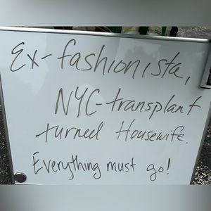 Sale soon coming - time to purge the closet